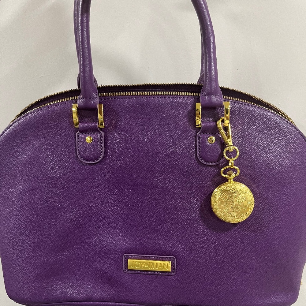 Joy & Iman Purple, Satchel Bag